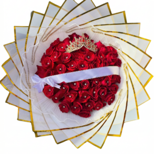 mix floral vibrante & girasoles con tarjeta de gala