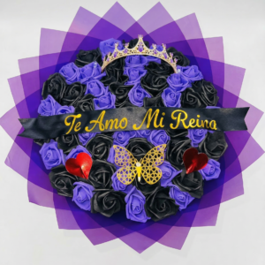 bouquet "realeza púrpura nocturna"