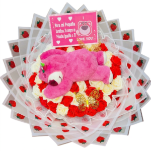bouquet "dulce amanecer" – edición especial lotso & fresa