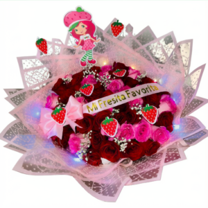 gran corazón imperial de lujo: rosas rojas, ferrero rocher y mariposas doradas