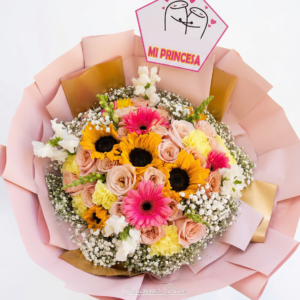 ramo majestic white & gold