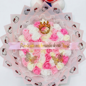 ramo "princesa hello kitty" con dedicatoria