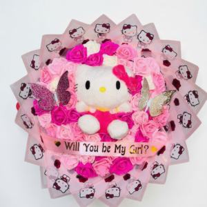 edición hello kitty & rosas de satén