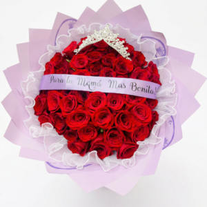 ramo propuesta real rosa